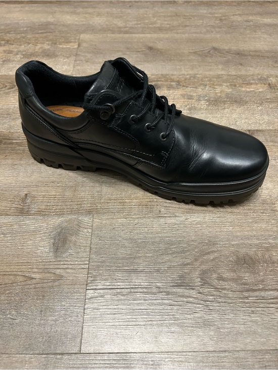 Ecco Track 6 Men SZ 46 US 12 Gore-Tex Low Black Leather Lace-Up Boots Lug Sole main image 4